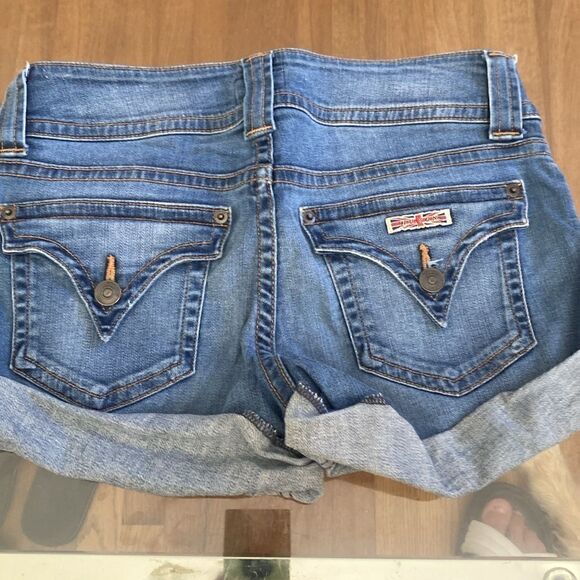 HUDSON cuffed stretch jean shorts - Picture 4 of 8